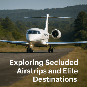 Exploring Secluded Airstrips and Elite Destinations